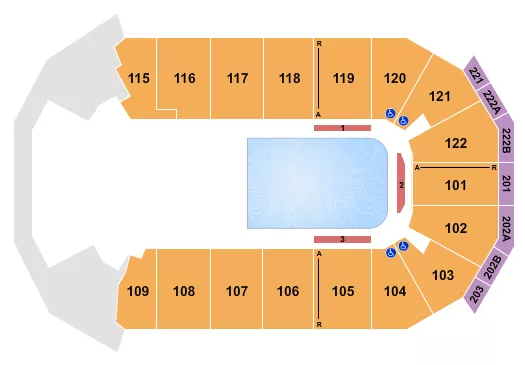 CIRQUE CRYSTAL Seating Map Seating Chart