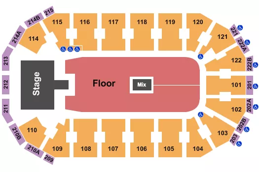 KEN CARSON Seating Map Seating Chart