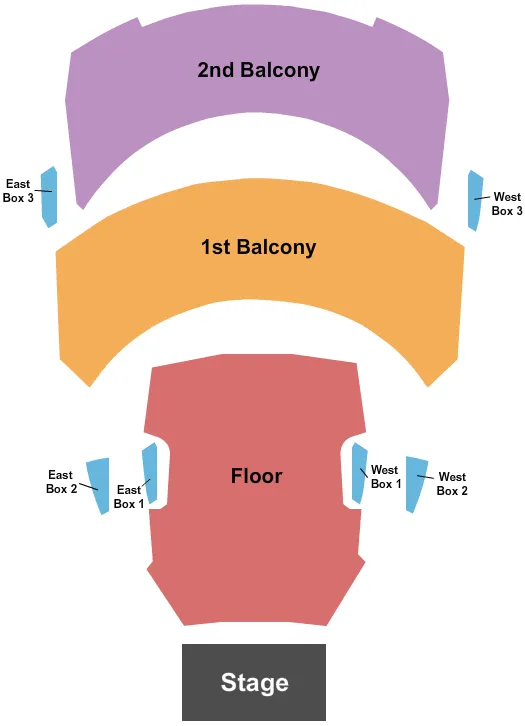 ENDSTAGE 2 Seating Map Seating Chart