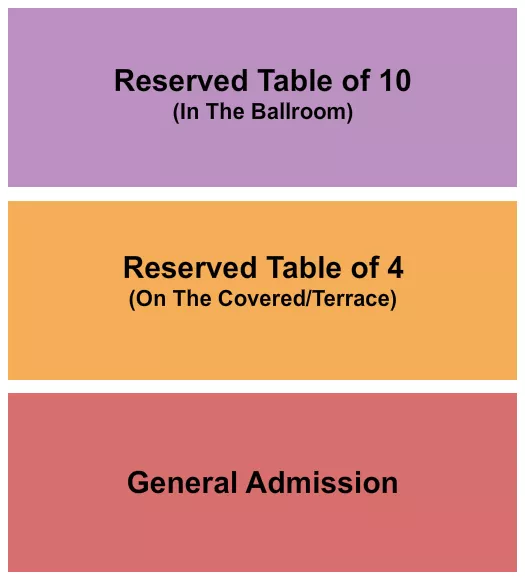 GA RESERVED TABLES Seating Map Seating Chart