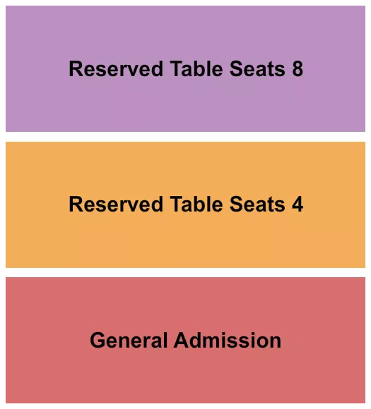 GA RSVD TABLE 4 8 Seating Map Seating Chart