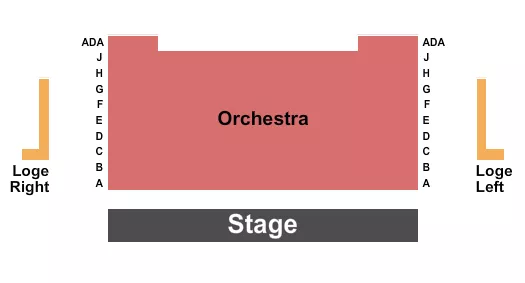 ENDSTAGE Seating Map Seating Chart