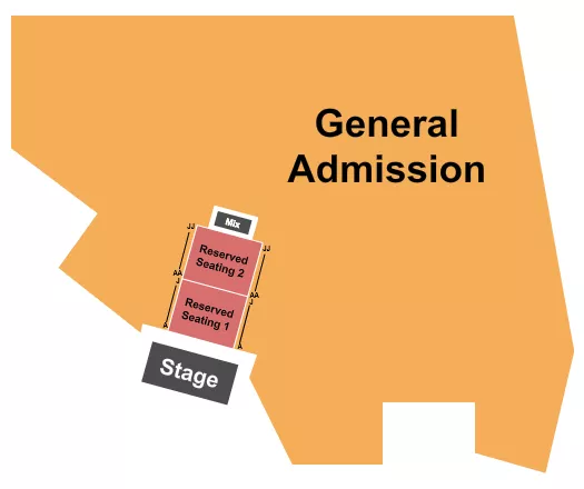 HARRAHS CHEROKEE VALLEY RIVER CASINO AND HOTEL GA RESERVED Seating Map Seating Chart