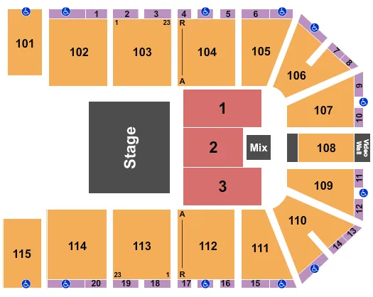 PEPPA PIG Seating Map Seating Chart