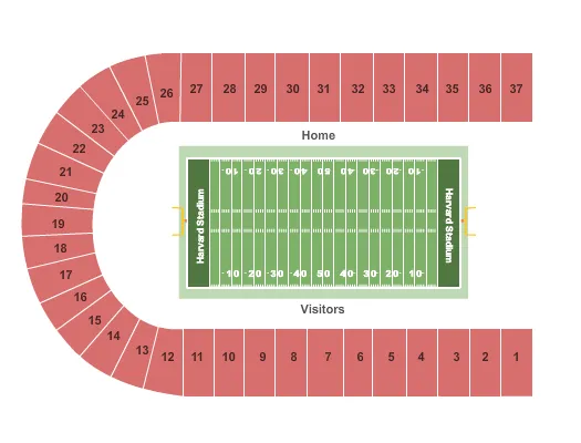 FOOTBALL Seating Map Seating Chart