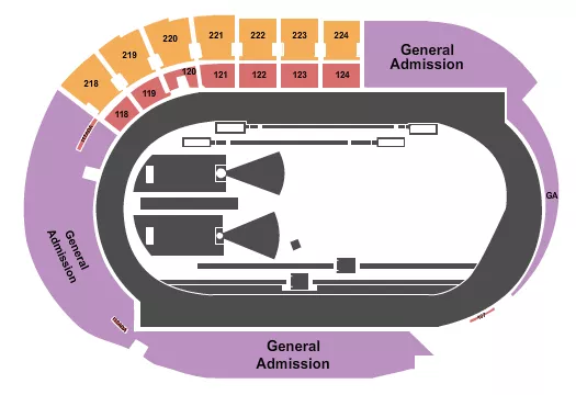 OREGON TWILIGHT Seating Map Seating Chart