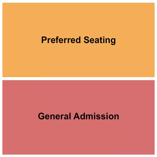 HERE AFTER GA PREFERRED Seating Map Seating Chart