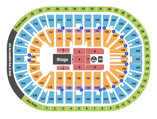 DANCING WITH THE STARS 1 Seating Map Seating Chart