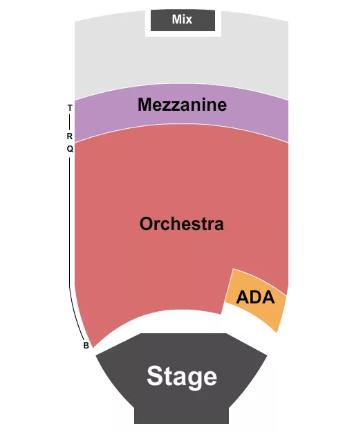 ENDSTAGE Seating Map Seating Chart