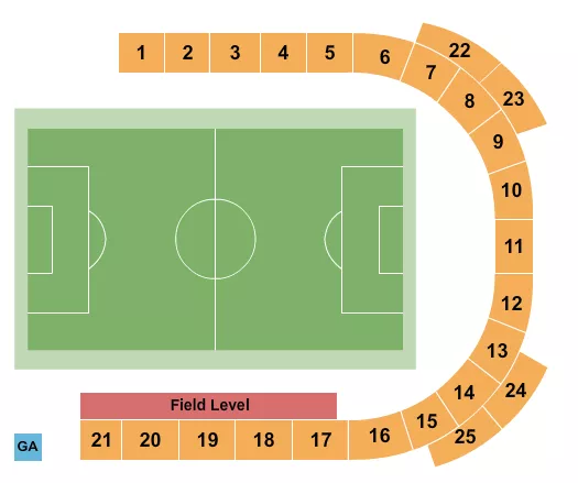 SOCCER Seating Map Seating Chart