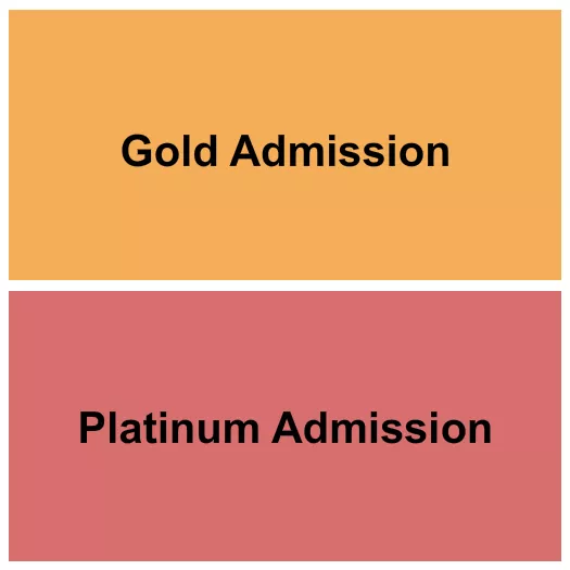 GOLD PLATINUM Seating Map Seating Chart