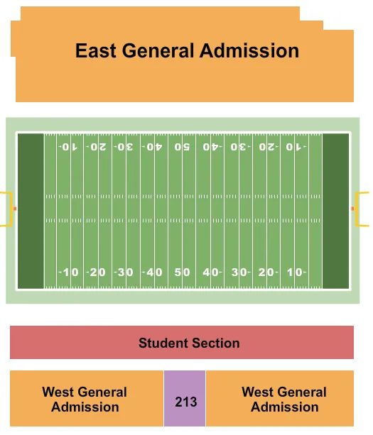 FOOTBALL Seating Map Seating Chart