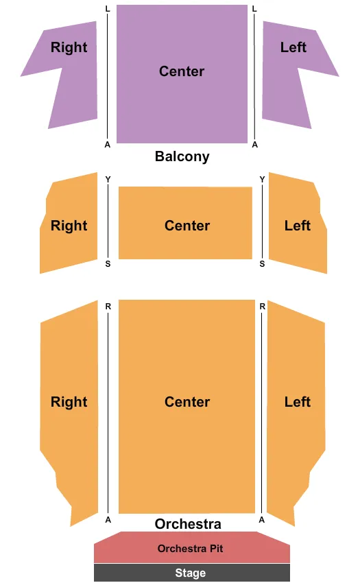 MAIN THEATER AT HOSTOS CENTER FOR THE ARTS CULTURE TRAGEDIA EN LA YOLA Seating Map Seating Chart