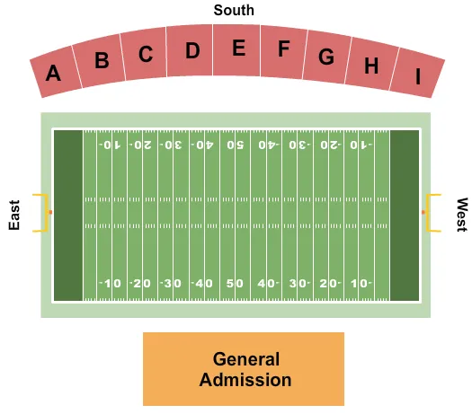 FOOTBALL Seating Map Seating Chart