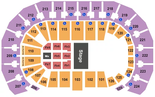 HALF HOUSE Seating Map Seating Chart