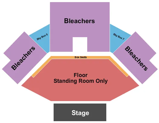 ENDSTAGE 2 Seating Map Seating Chart