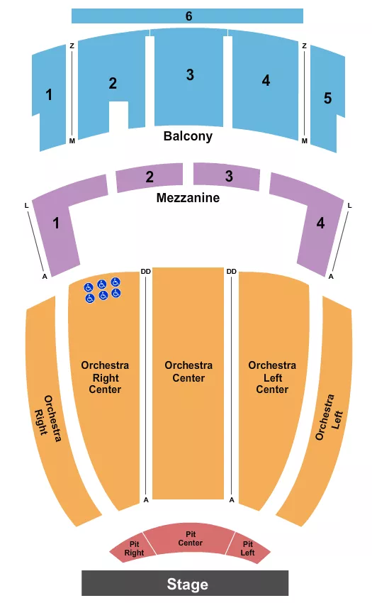 ENDSTAGE 3 PITS Seating Map Seating Chart