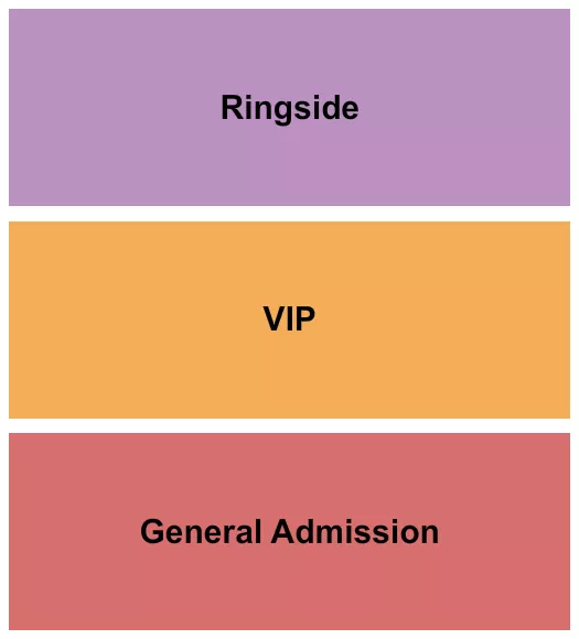 GA VIP RINGSIDE Seating Map Seating Chart