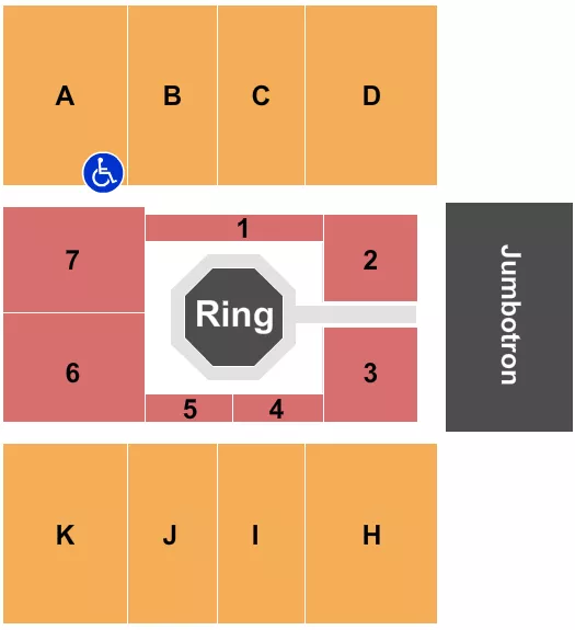 MMA Seating Map Seating Chart