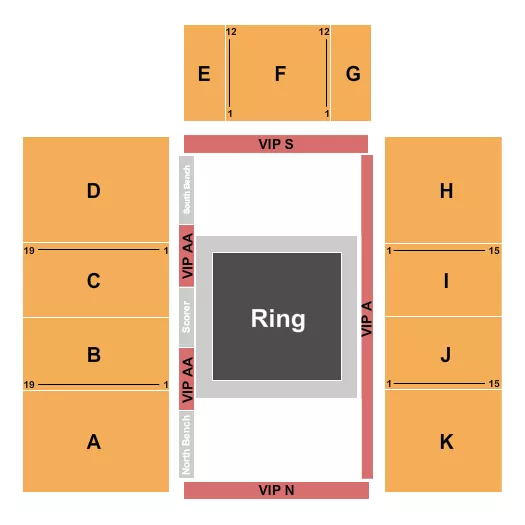SUMO Seating Map Seating Chart