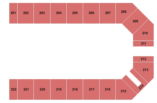KANSAS STAR EVENT CENTER ARENA OPEN FLOOR Seating Map Seating Chart