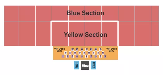 WRESTLING Seating Map Seating Chart
