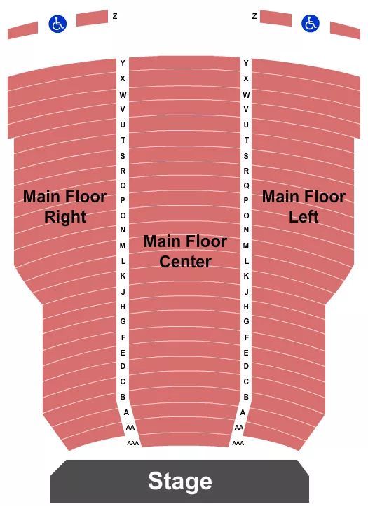 ENDSTAGE 2 Seating Map Seating Chart