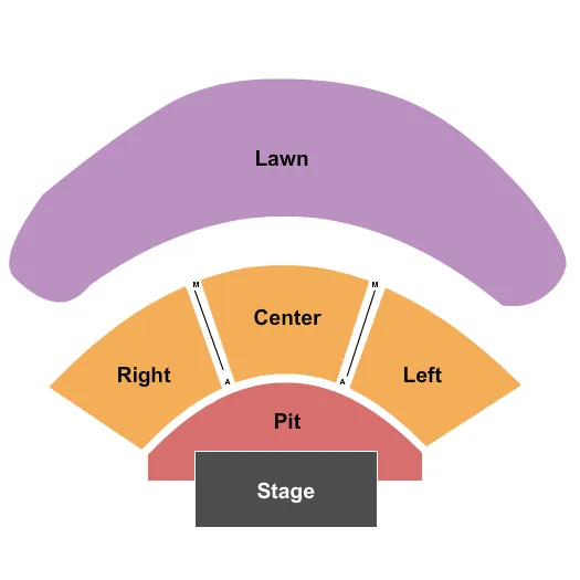 END STAGE Seating Map Seating Chart