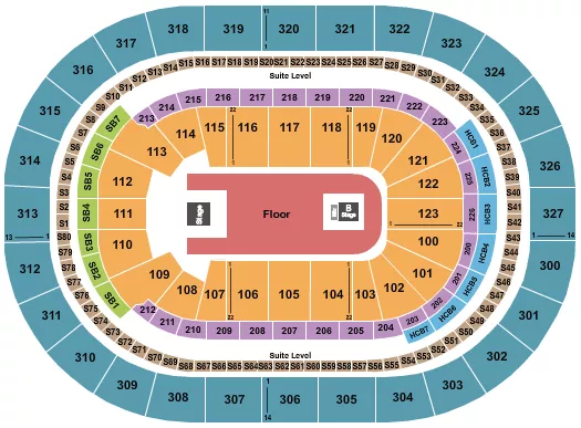 ENDSTAGE GA FLOOR 2 Seating Map Seating Chart