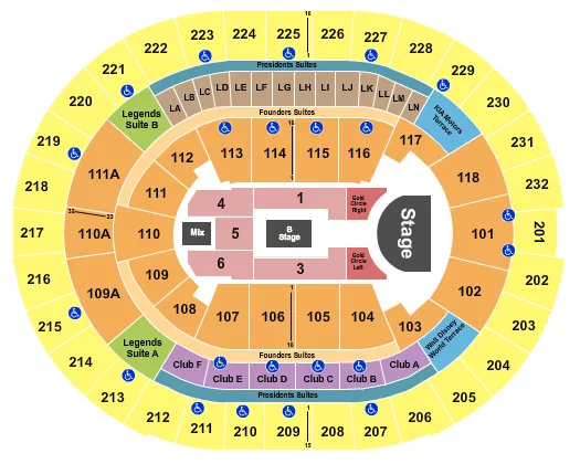 ROSALIA Seating Map Seating Chart