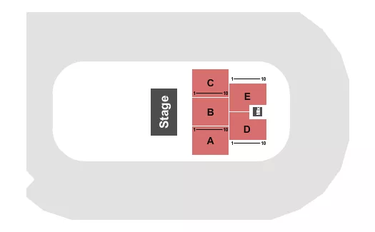 QUARTER HOUSE Seating Map Seating Chart