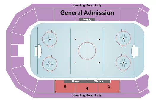 HOCKEY Seating Map Seating Chart