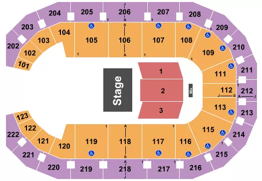 HALFHOUSE RESERVED Seating Map Seating Chart