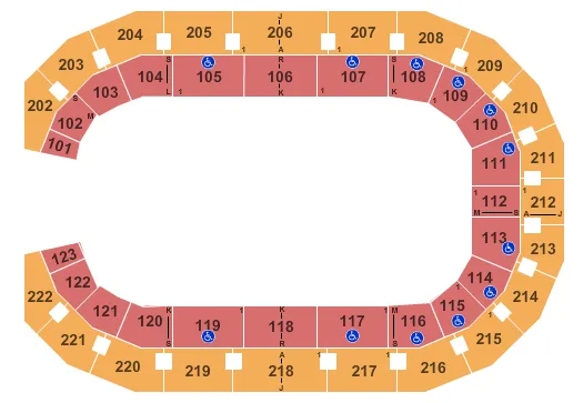 OPEN FLOOR Seating Map Seating Chart