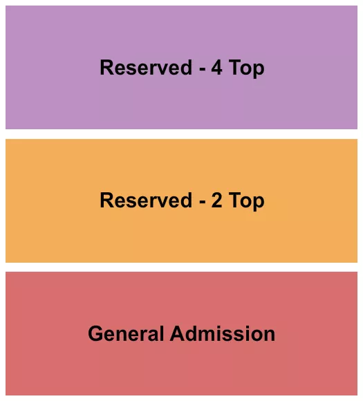GA RESERVED Seating Map Seating Chart