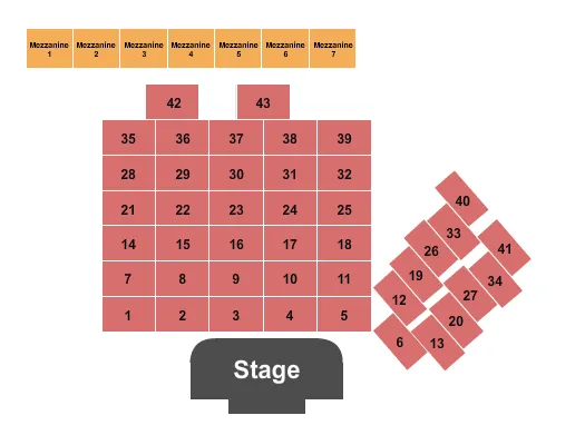 TABLES Seating Map Seating Chart