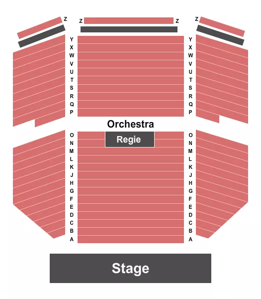 LE ZENITH DE ST EUSTACHE END STAGE Seating Map Seating Chart