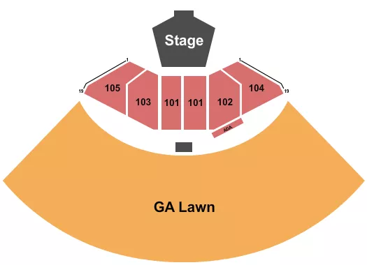 ENDSTAGE 2024 Seating Map Seating Chart