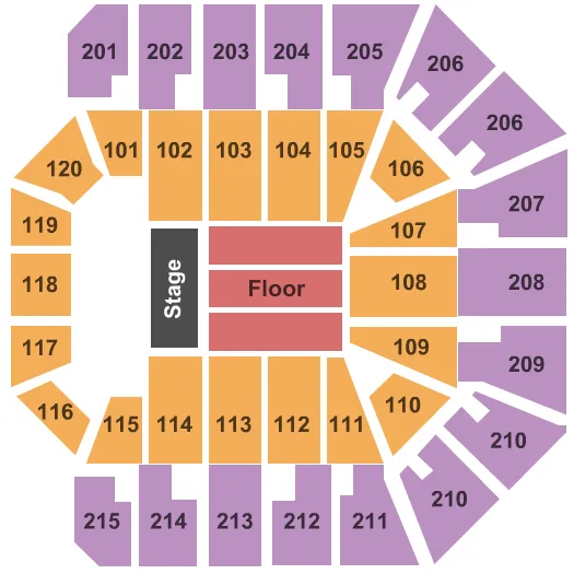 HALF HOUSE 1 Seating Map Seating Chart