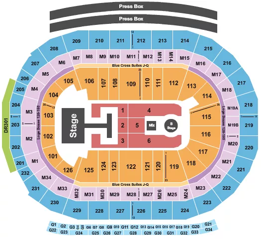 DESCENDANTS ZOMBIES Seating Map Seating Chart