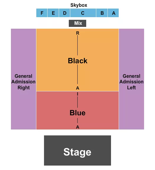 ENDSTAGE 3 Seating Map Seating Chart