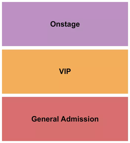 GA VIP ONSTAGE Seating Map Seating Chart