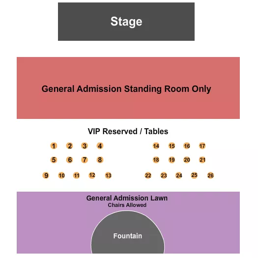 GA RESERVED Seating Map Seating Chart