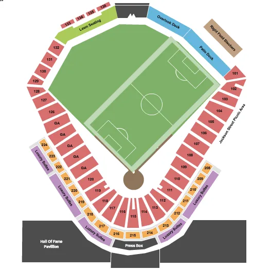 SOCCER Seating Map Seating Chart