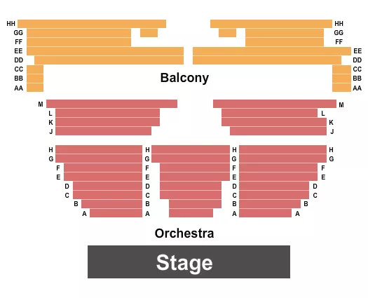 ENDSTAGE Seating Map Seating Chart