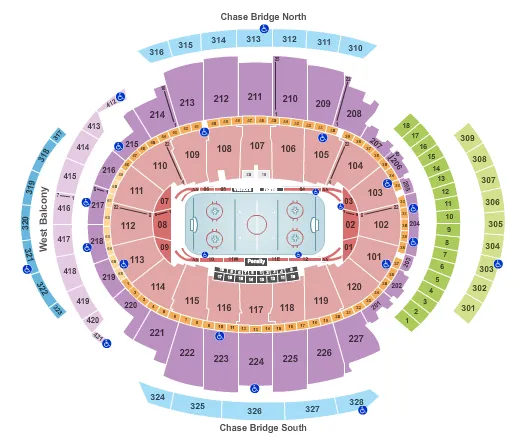HOCKEY Seating Map Seating Chart