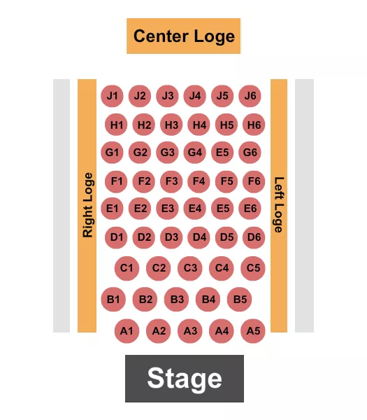 MT BANK EXCHANGE ENDSTAGE TABLE A J Seating Map Seating Chart