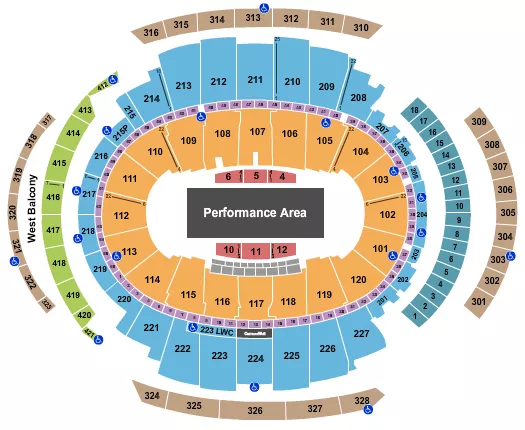 DOG SHOW 1 Seating Map Seating Chart