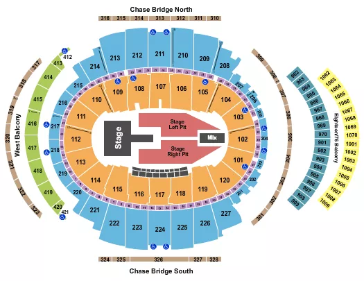 SLAYYYTER Seating Map Seating Chart