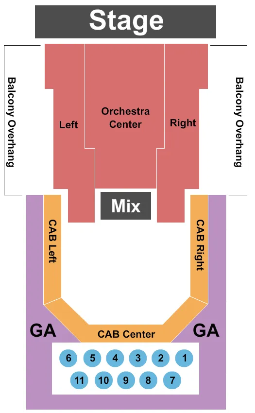 GARY GULMAN Seating Map Seating Chart